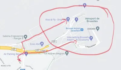 a map of the city of buenos aires at K&Y suites 2 Brussels airport 500m! in Zaventem