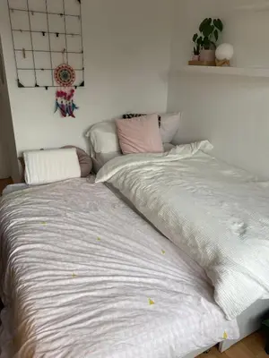 a large bed sitting in a room with at Perfect for Tomorrowland in Edegem